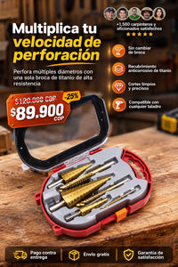brocas escalonadas